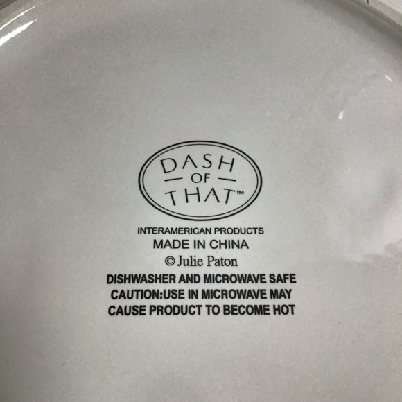 Dash of That Julie Paton Villa Tomato Salad Dessert Bowl Interamerican Products - Picture 3 of 14